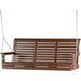 LuxCraft LuxCraft Rollback 5ft. Recycled Plastic Porch Swing Chestnut Brown Rollback Porch Swing 5PPSCBR