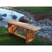 Wood Country Wood Country Cabbage Hill 4ft. Red Cedar Bench Cedar Stain + $10.00 Outdoor Bench WCCRCB