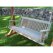 Wood Country Wood Country Cabbage Hill 4ft Red Cedar Swing Weathered Graywash Stain + $50.00 Porch Swing CBH4'-3