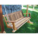 Wood Country Wood Country Cabbage Hill 5ft Red Cedar Porch Swing Cedar Stain + $30.00 Porch Swing CBH5'-2