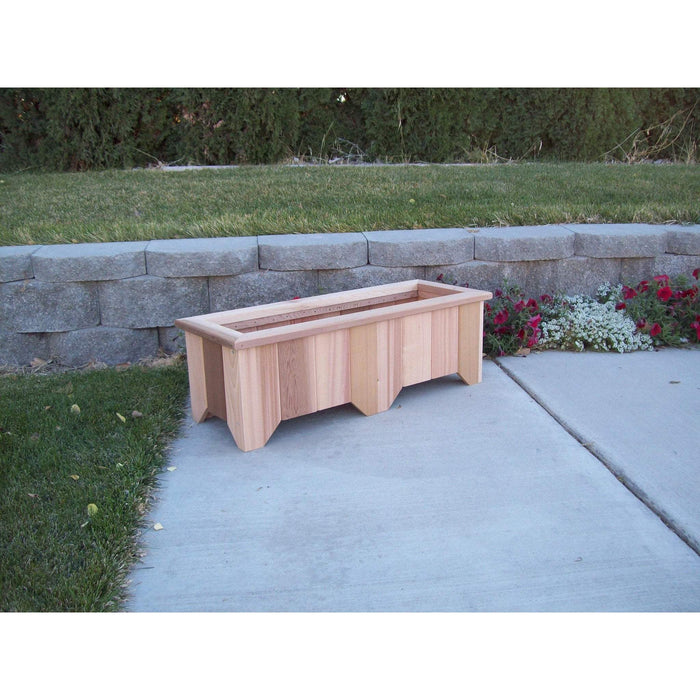 Wood Country Wood Country Cedar Planter Box #9 Unstained Planter Box WCCPB9