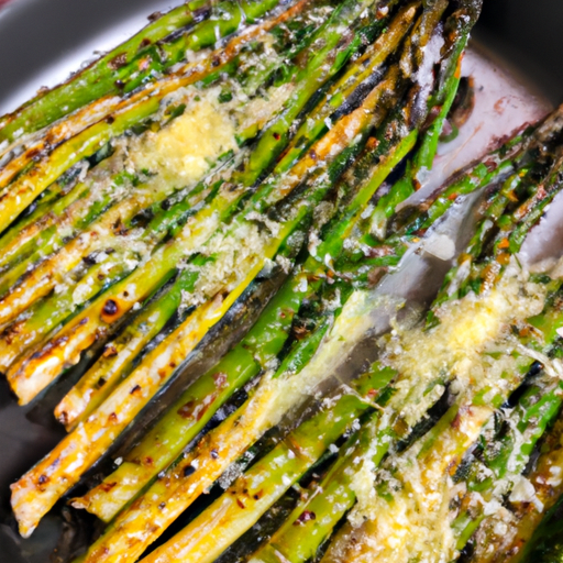 "Cheesy and Crispy: Parmesan Roasted Asparagus Recipe"
