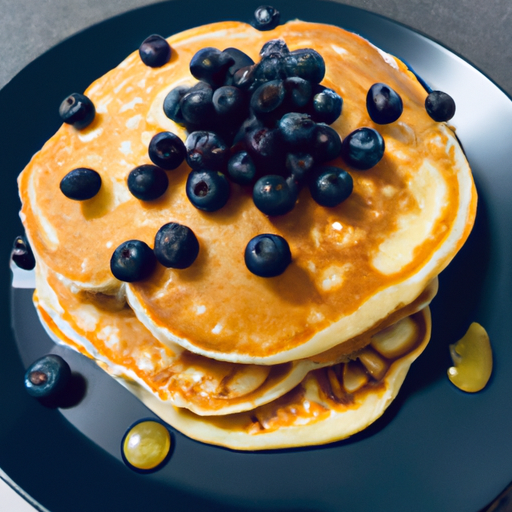 "Fluffy and Irresistible Blueberry Pancake Recipe: Perfect for Brunch or a Special Breakfast"