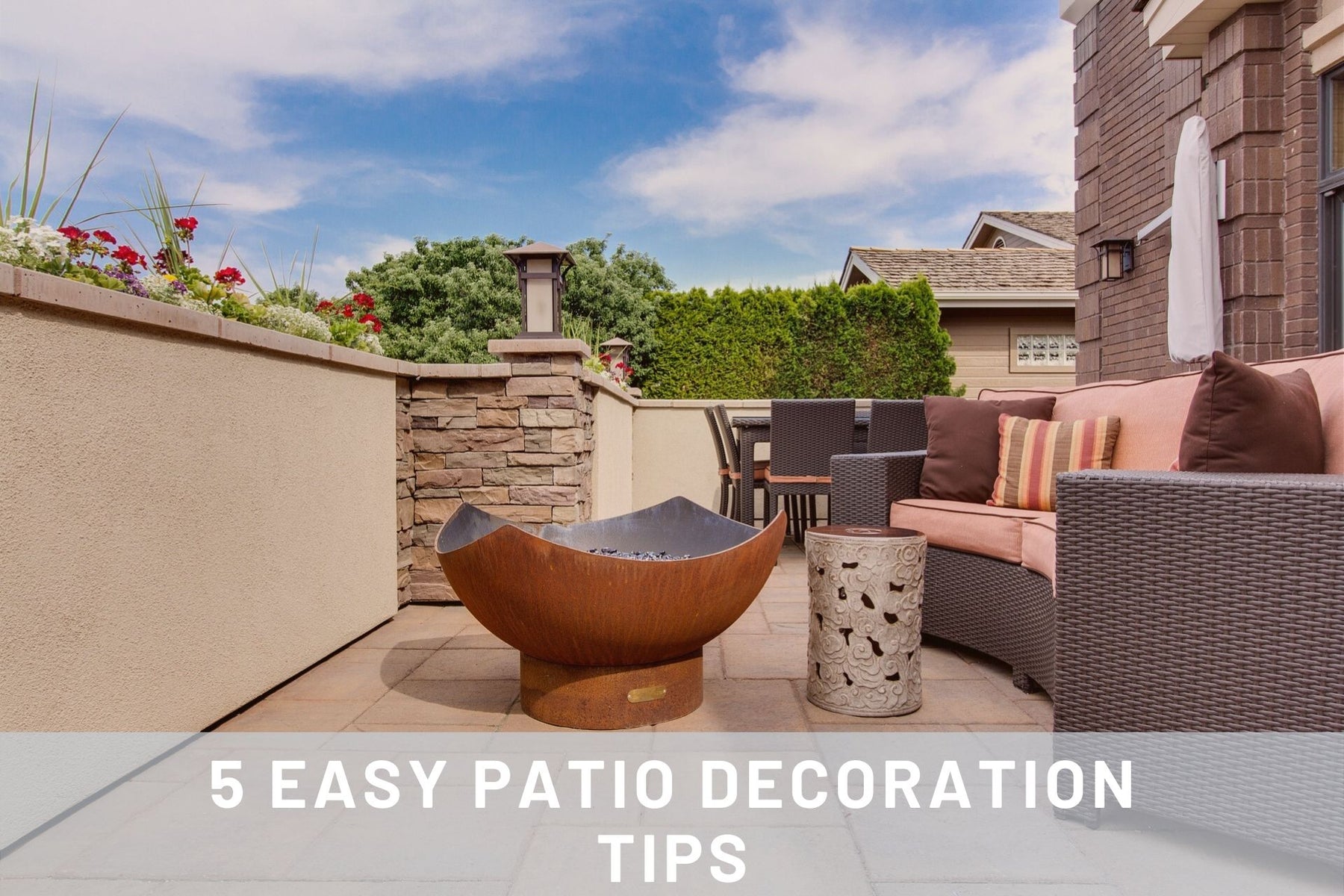 Easy Patio Decorating Tips
