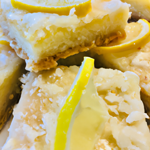 "Luscious Lemon Bars: A Perfect Balance of Sweet and Tangy Flavors"