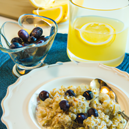 "Refreshing Lemon Blueberry Breakfast Quinoa Recipe: Gluten-Free and Vegan"
