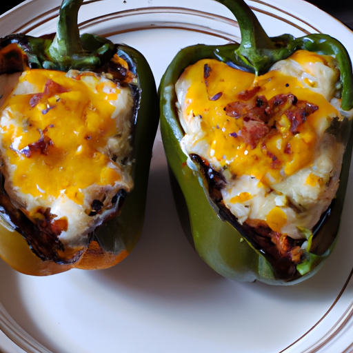 "Cheesy Mexican Stuffed Peppers: A Flavorful Weeknight Dinner Recipe"