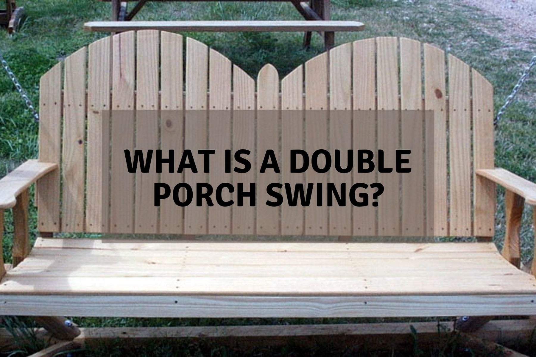 double porch swing