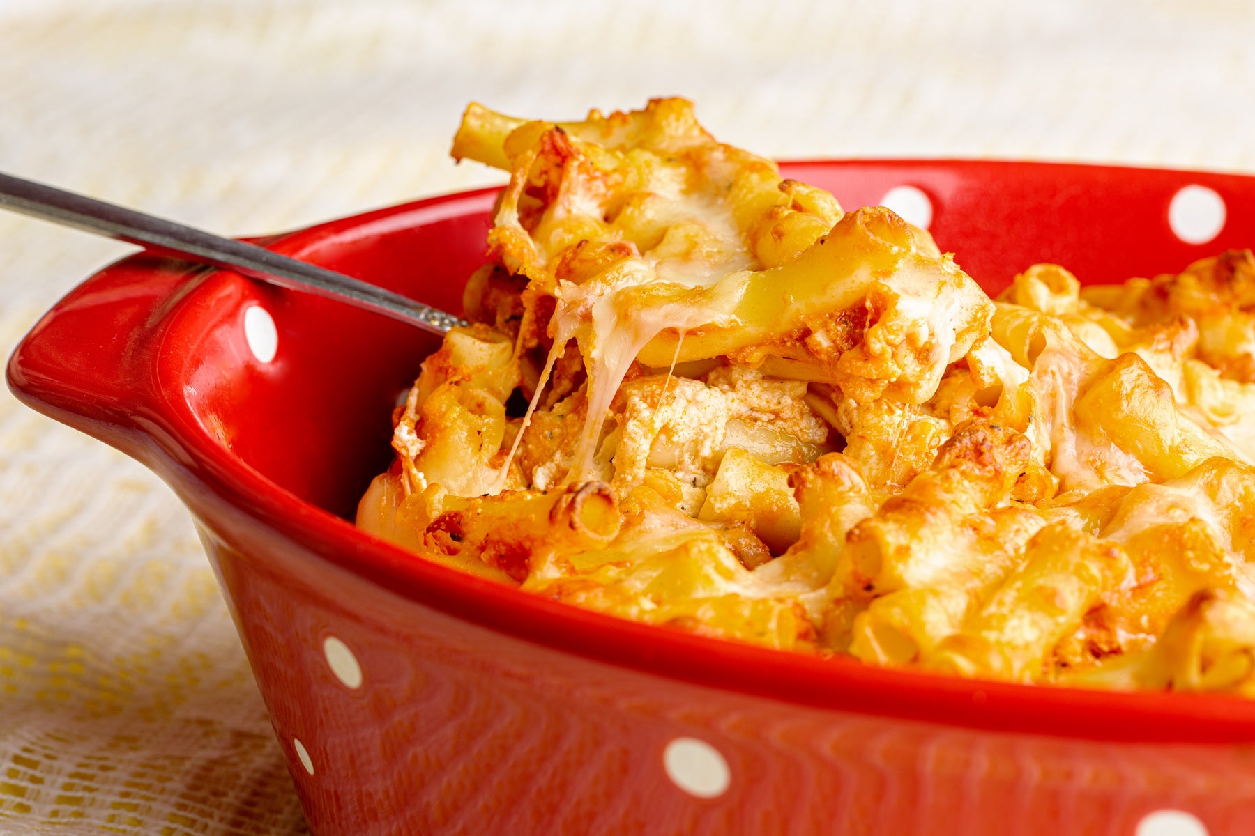 How to Make Baked Ziti with Three Cheeses