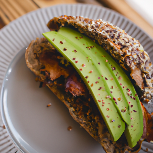 "Spicy Bacon and Avocado Sandwich: A Delicious Breakfast or Brunch Recipe"
