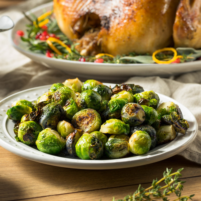 How to Make Lemon Garlic Roasted Brussels Sprouts