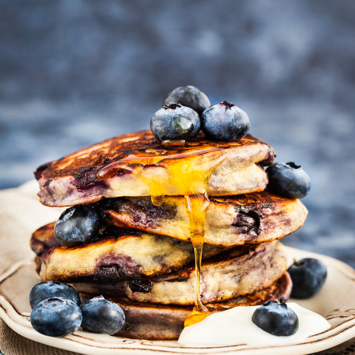 How to Make Fluffy Blueberry Buttermilk Pancakes