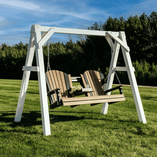 Luxcraft Recycled Plastic A Frame Swing Stand White