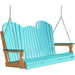 LuxCraft LuxCraft Aruba Blue Adirondack 5ft. Recycled Plastic Porch Swing Porch Swing