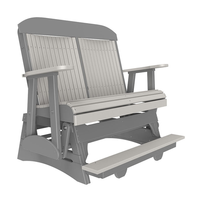 LuxCraft 4′ Classic Balcony Poly Glider Chair