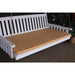 A & L Furniture A & L Furniture 4 Foot Swing Bed Cushion (2" or 4" Thick) 2 Inches / Orange Stripe Cushion 1000-2 In-Orange Stripe
