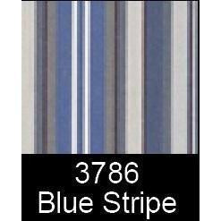 A & L Furniture A & L Furniture 6 Foot Swing Bed Cushion (2" or 4" Thick) 4 Inches / Blue Stripe Cushion 1006-4 In-Blue Stripe