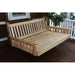 A & L Furniture A & L Furniture 75" Twin Mattress Traditional English Swingbed Unfinished Bed 456C-UNF