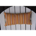 A & L Furniture A & L Furniture Adirondack Chair Head Rest Pillow Orange Stripe Pillow 1010-Orange Stripe