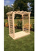 A & L Furniture A & L Furniture Amish Handcrafted Pine Cambridge Arbor & Deck 4 ft / pine Stain Pine Arbor 1420-CS