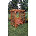 A & L Furniture A & L Furniture Amish Handcrafted Pine Lexington Arbor w/ Glider 5 ft / Pine Stain Pine Arbor 1538-PS