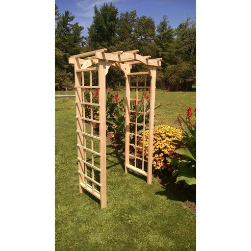 A & L Furniture A & L Furniture Amish Handcrafted Pine Madison Arbor 3 ft / pine Stain Pine Arbor 1134-CS