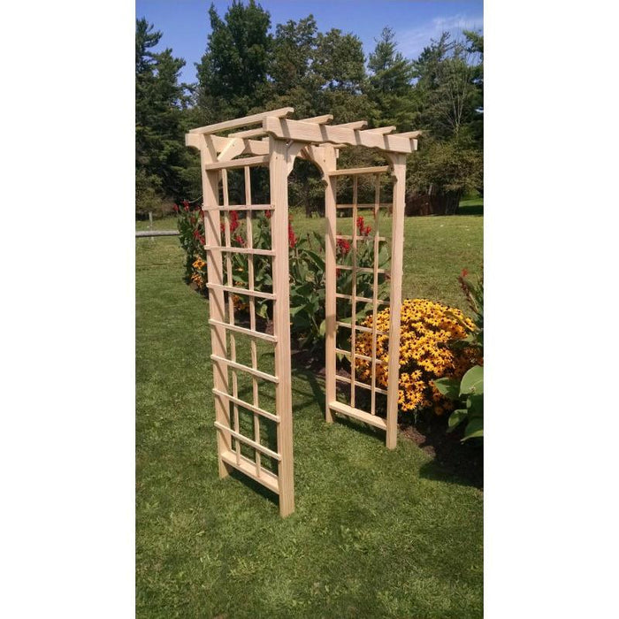 A & L Furniture A & L Furniture Amish Handcrafted Pine Morgan Arbor 3 ft / pine Stain Pine Arbor 1132-CS