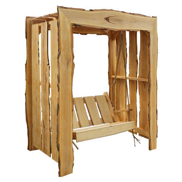A & L Furniture A & L Furniture Appalachian Arbor with Timberland Swing w/Rope Timberland Swing