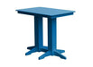 A & L Furniture A & L Furniture Bar Table- Specify for FREE 2" Umbrella Hole 4 Inch / Blue Bar Table 5100-Blue