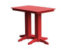 A & L Furniture A & L Furniture Bar Table- Specify for FREE 2" Umbrella Hole 4 Inch / Bright Red Bar Table 5100-BrightRed