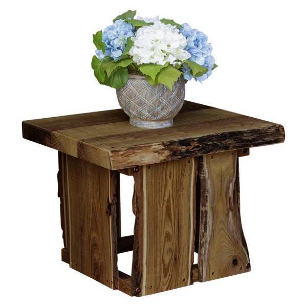 A & L Furniture A & L Furniture Blue Mountain Sunrise Thicket Side Table Mushroom Stain Side Table 8197L-MS