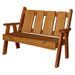 A & L Furniture A & L Furniture Blue Mountain Timberland Garden Bench 4ft / Cedar Stain Garden Bench 8124L-4FT-CS