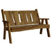A & L Furniture A & L Furniture Blue Mountain Timberland Garden Bench 5ft / Mushroom Stain Garden Bench 8125L-5FT-MS