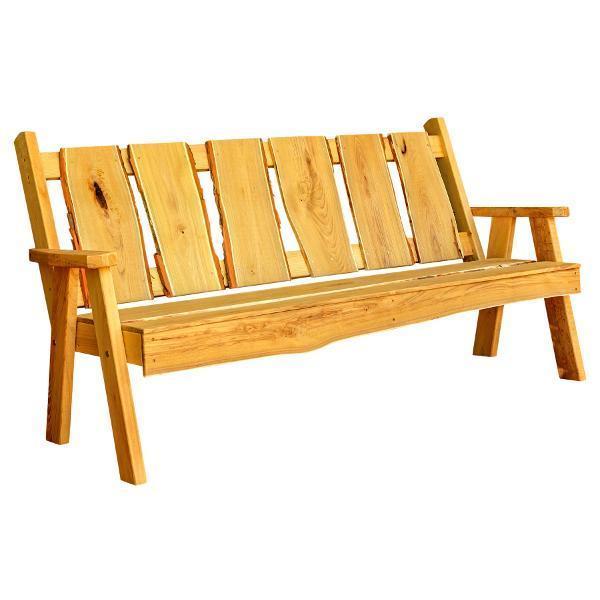 A & L Furniture A & L Furniture Blue Mountain Timberland Garden Bench 5ft / Natural Stain Garden Bench 8125L-5FT-NS