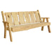 A & L Furniture A & L Furniture Blue Mountain Timberland Garden Bench 6ft / Unfinished Garden Bench 8126L-6FT-UNF