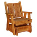 A & L Furniture A & L Furniture Blue Mountain Timberland Glider Chair Cedar Stain Glider Chair 8185L-CS