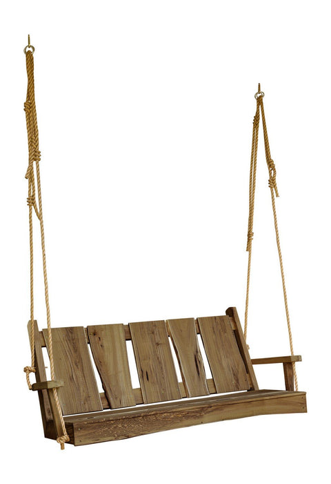 A & L Furniture A & L Furniture Blue Mountain TimberlandSwing with Rope 5ft / Mushroom Stain Timberland Swing 8145L-5FT-MS
