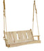 A & L Furniture A & L Furniture Blue Mountain TimberlandSwing with Rope 5ft / Unfinished Timberland Swing 8145L-5FT-UNF