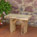 A & L Furniture A & L Furniture Blue Mountain Wildwood Bench 2ft / Unfinished Wildwood Bench 8212L-FT-UNF
