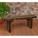 A & L Furniture A & L Furniture Blue Mountain Wildwood Bench 4ft / Mushroom Stain Wildwood Bench 8214L-4FT-MS
