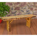 A & L Furniture A & L Furniture Blue Mountain Wildwood Bench 4ft / Natural Stain Wildwood Bench 8214L-4FT-NS