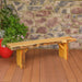 A & L Furniture A & L Furniture Blue Mountain Wildwood Bench 5ft / Natural Stain Wildwood Bench 8215L-5FT-NS