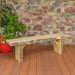 A & L Furniture A & L Furniture Blue Mountain Wildwood Bench 5ft / Unfinished Wildwood Bench 8215L-5FT-UNF
