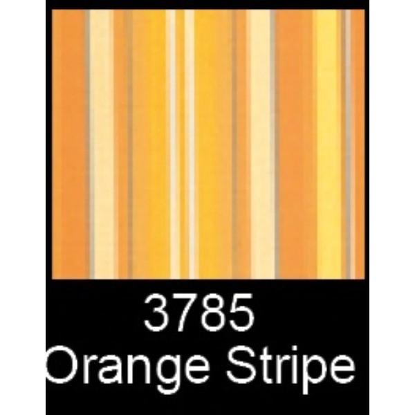 A & L Furniture A & L Furniture Bolster Pillow 7"X18" / Orange Stripe Pillow 1055-7"X18"-Orange Stripe