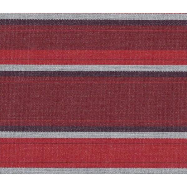 A & L Furniture A & L Furniture Bolster Pillow 7"X18" / Red Stripe Pillow 1055-7"X18"-Red Stripe