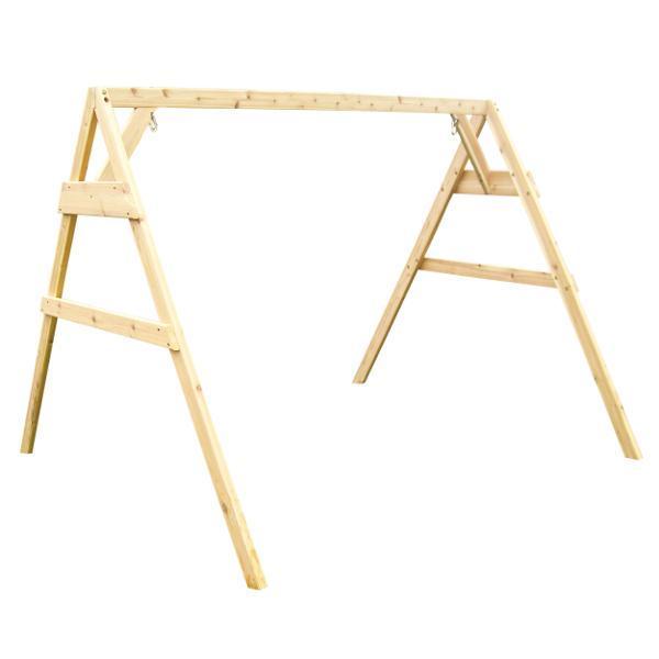 A & L Furniture A & L Furniture Cedar 2x4 A-Frame Swing Stand for Swing or Swingbed (Hangers Included) 4FT / Cedar Swing Stand 804C-4FT-Cedar
