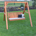 A & L Furniture A & L Furniture Cedar 4x4A-Frame Swing Stand for Swing or Swingbed (Hangers Included) Swing Stand