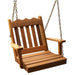 A & L Furniture A & L Furniture Cedar Royal English Swing 2FT Chair Swing / Unfinished Swing 411C-2FT-Unfinished