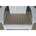 A & L Furniture A & L Furniture Chair Seat Cushion Accessory Cottage Tan Cushion 1012-Cottage Tan