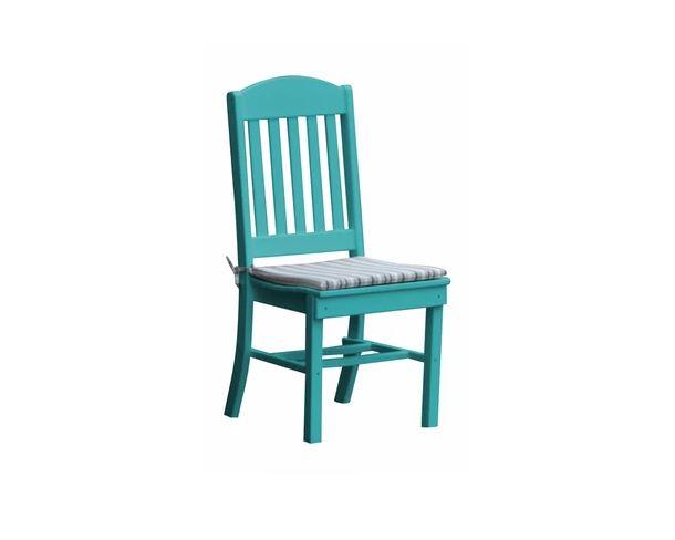 A & L Furniture A & L Furniture Classic Dining Chair Aruba Blue Dining Chair 4100-ArubaBlue